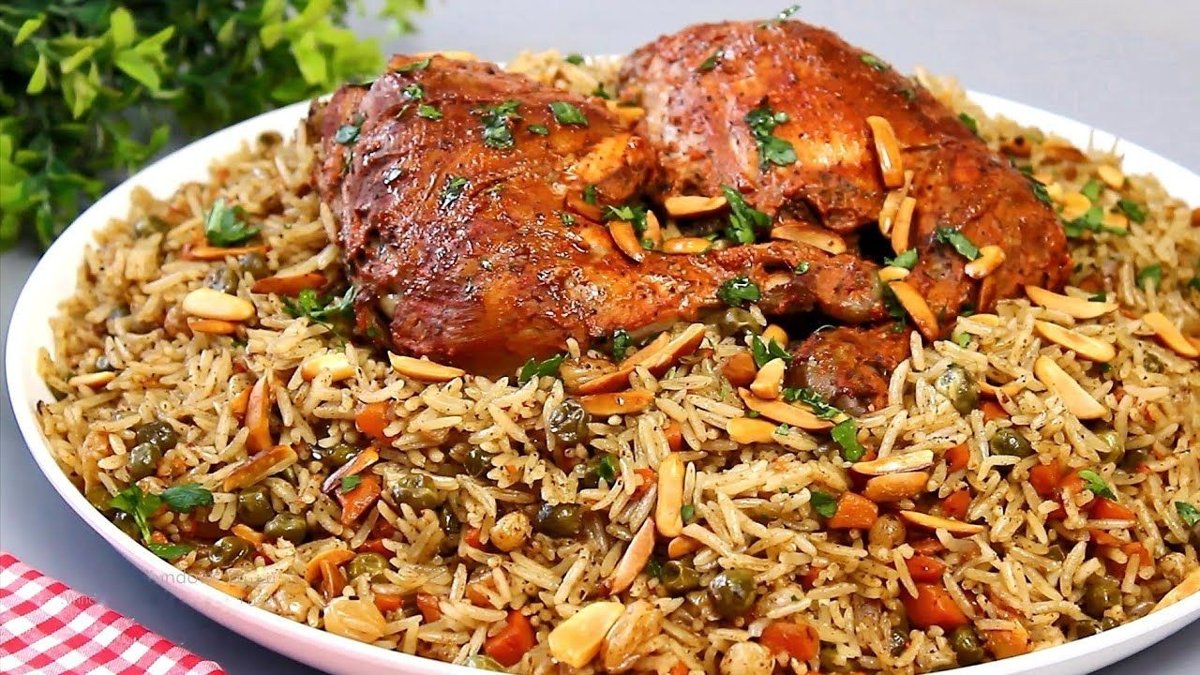 وجبة النص بطة