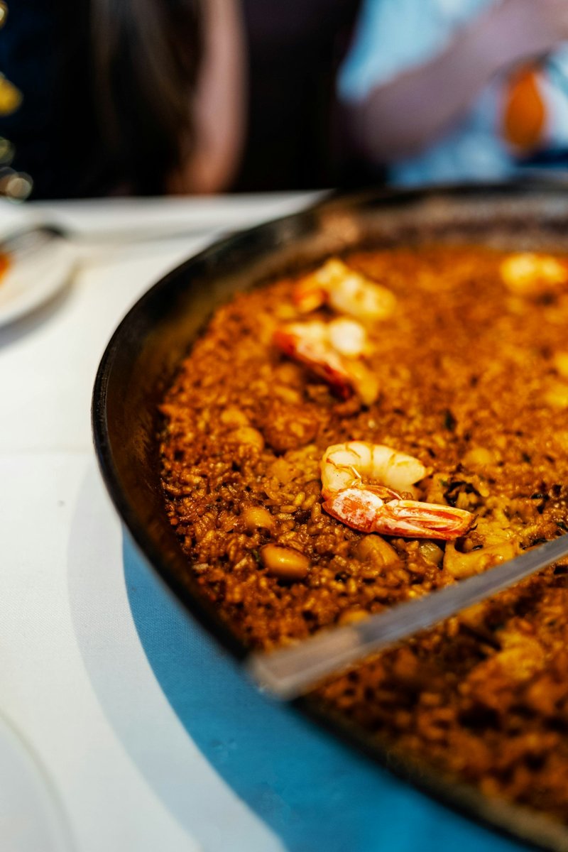 أرز بالجمبري والصوص الأحمر وخلطة السلطان